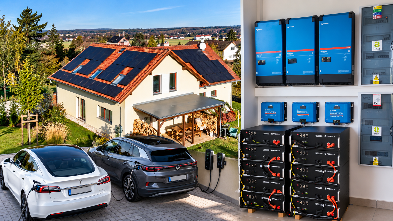 Dvě elektroauta a fotovoltaika: jak chytře řídit nabíjení bez zbytečných nákladů